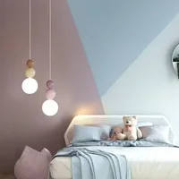Salon salle à manger ligne petit lustre nordique crème vent chevet chambre porche moderne étude pendentif lumières 5