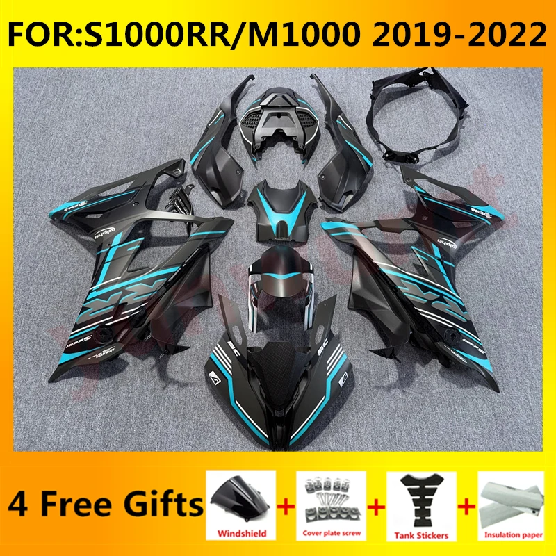 

NEW ABS Motorcycle full fairings kit fit For S1000RR S 1000 RR S1000 RR m1000 2019 2020 2021 2022 Fairing kits set blue black