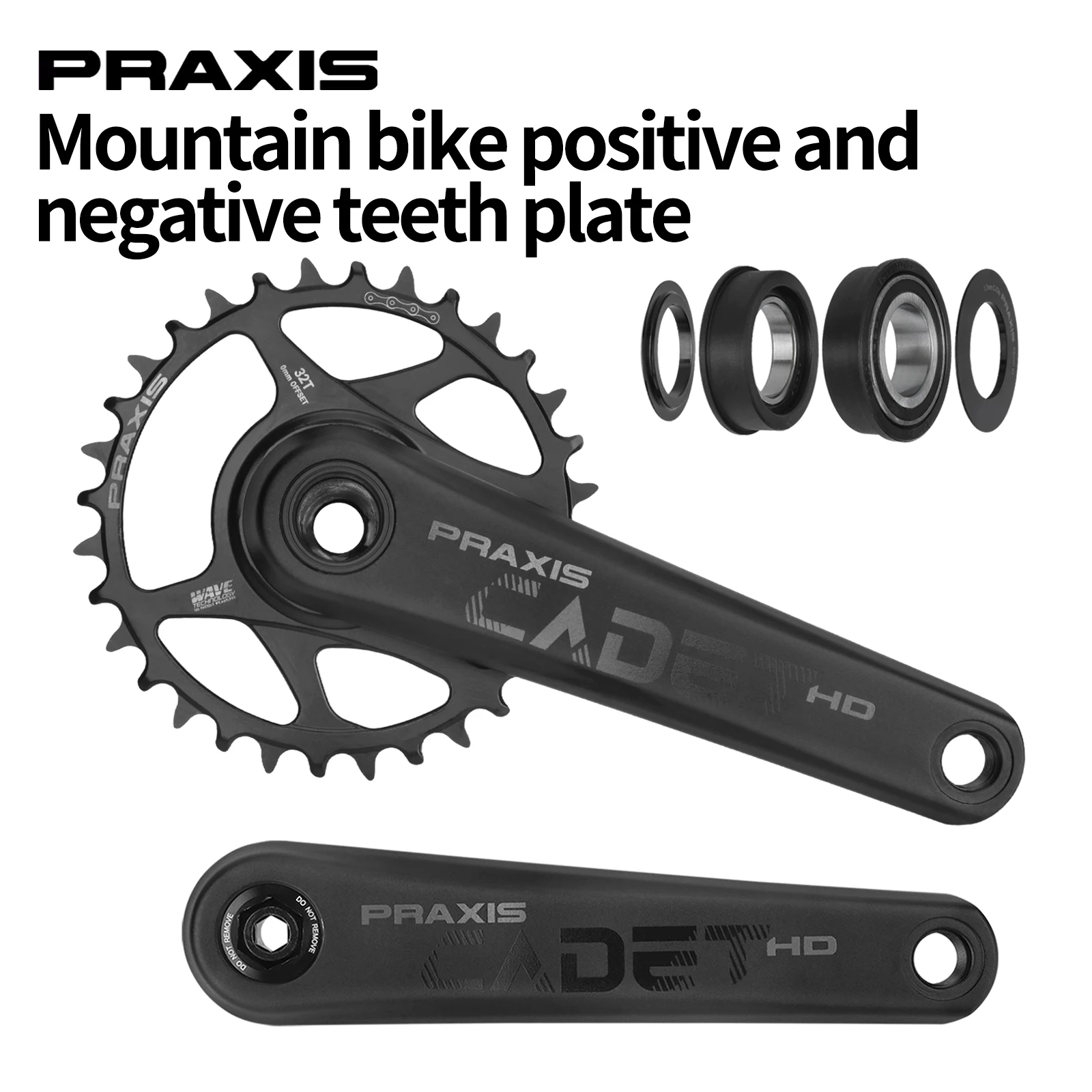 PRAXIS Mtb クランク 165mm/170mm/175mm CADET G2/DM/DH 30T/32T