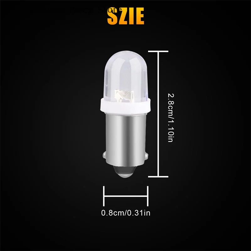 LED bulb for car interior, white light, 12V, T11, BA9s, 3030, 1smd, t4w, Dome map, license plate, reverse, parking light, 20PCs - 3