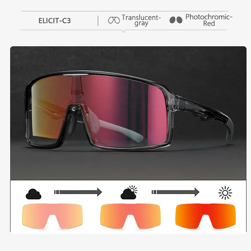 New Photochromic Sunglasses Man MTB Climbing Glasses Outdoor Sports Bike Cycling Glasses Women Driving Bicycle Goggles UV400 - Image 3