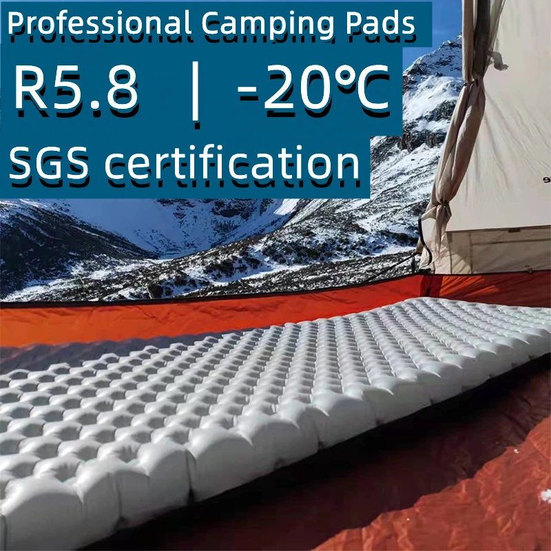 Rvalue58CampingSleepingPadUltralightAirMatInflatableTravel