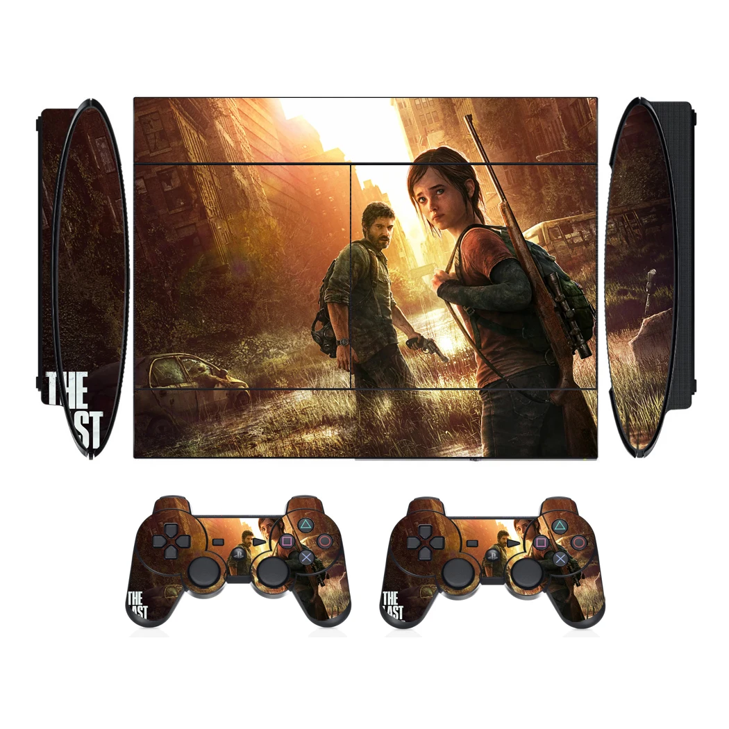 THE LAST OF US Skin Sticker Decal for PS3 Slim PlayStation 3 Console and  Controllers For PS3 Skins Sticker Vinyl