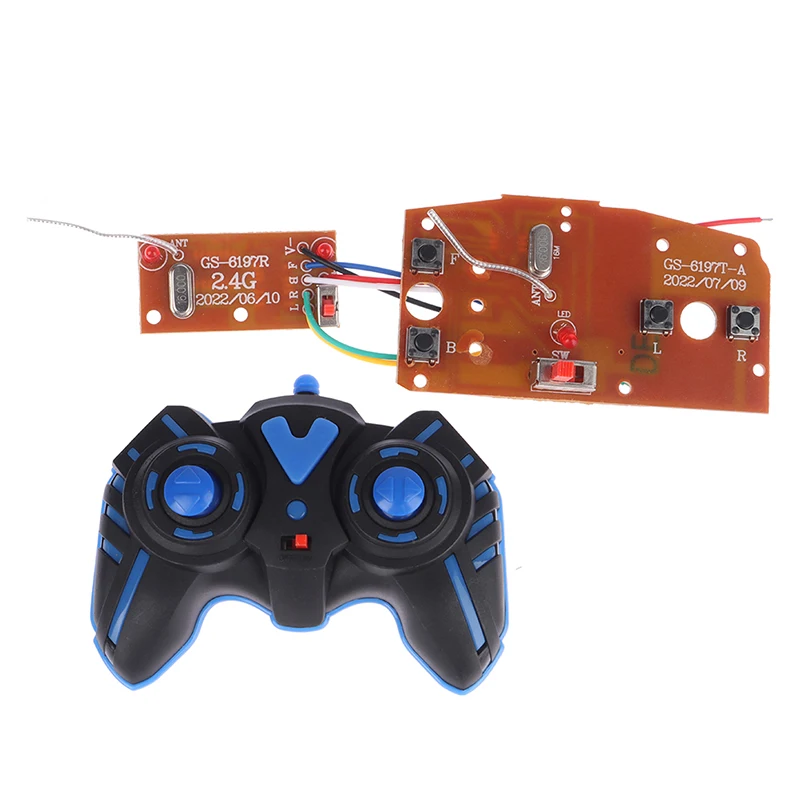 

1Set 2.4G 4CH RC Car Remote Control Circuit PCB Transmitter And Receiver Board Part With Antenna Radio System RC Car Accessories