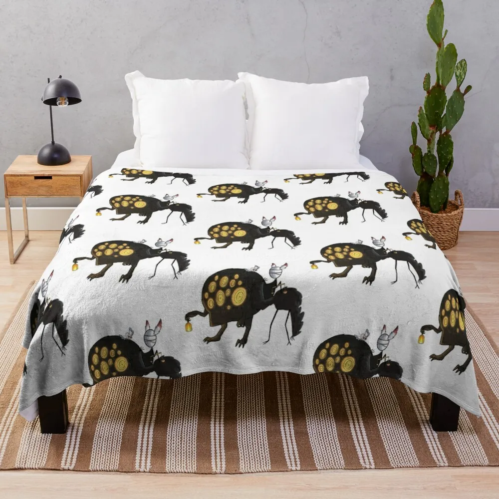 

Bird Trio (LCLoR) Long Throw Blanket Dorm Room Essentials Multi-Purpose