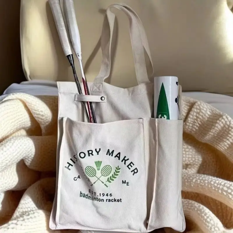 Spacious Canvas Tote Bag – Multi-Function Shoulder and Hand-Carry Bag