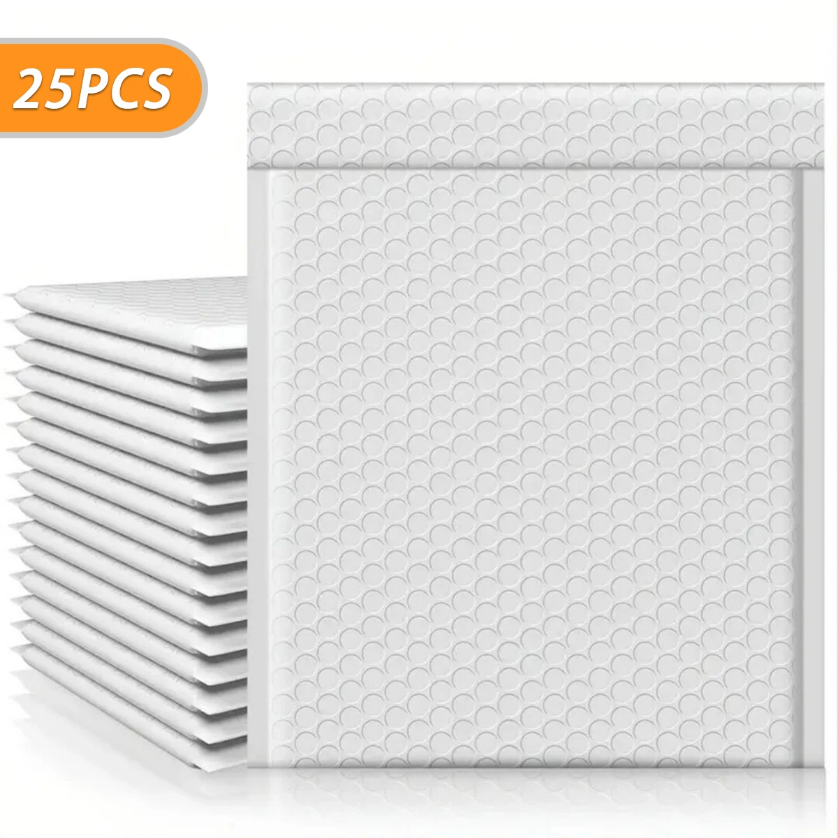 Buste a bolle da 9.5x6 pollici buste imbottite in polietilene bianco spedizione media imballaggio opaco buste di spedizione impermeabili autosigillanti postali