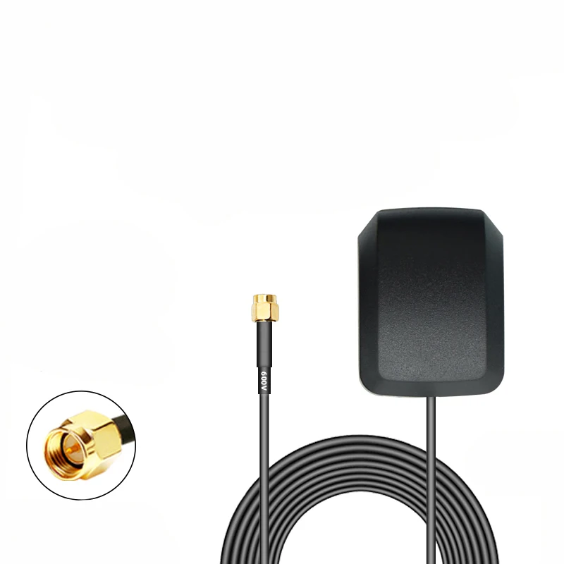 Active External GPS Beidou Positioning Antenna Omnidirectional High Gain Automobile Autonomous Navigation Car Signal Reception
