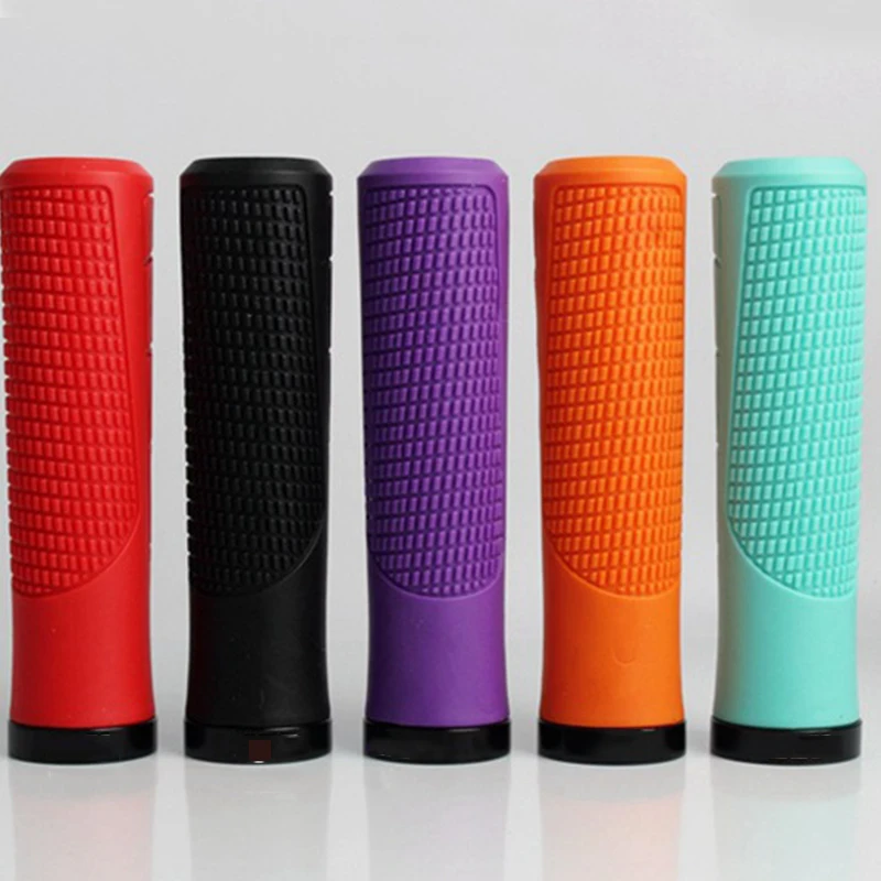 

MTB Grips Soft Rubber Bicycle Handlebar Grips Shock-absorbing Soft Bike Handle Bar Grip Ultraight Cycling Accessorie