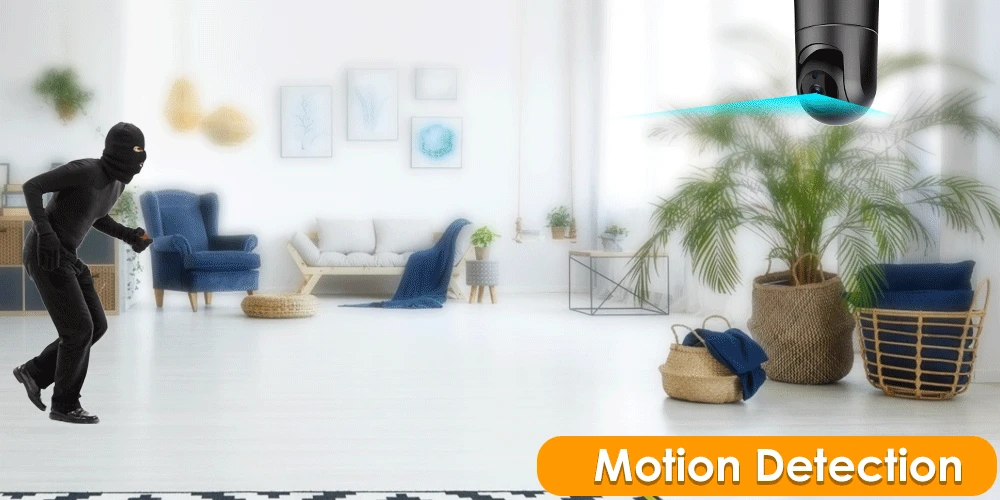 Sd71dd9c7a682430a9713d40ef5c524b1A 4MP IP Camera 5G WiFi 2K Baby Monitor 1080P Mini Indoor CCTV Security Camera Auto Tracking Audio Video Surveillance Camera Alexa