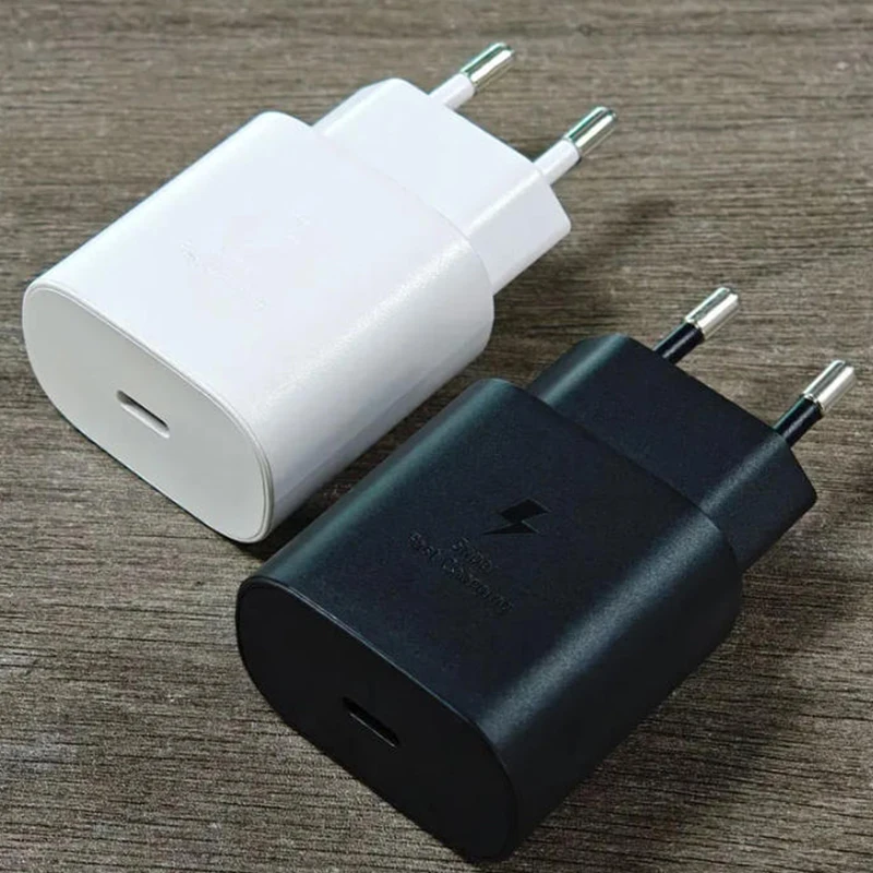 Super Fast 25W PD Charger with EU Adapter for Samsung Galaxy Devices