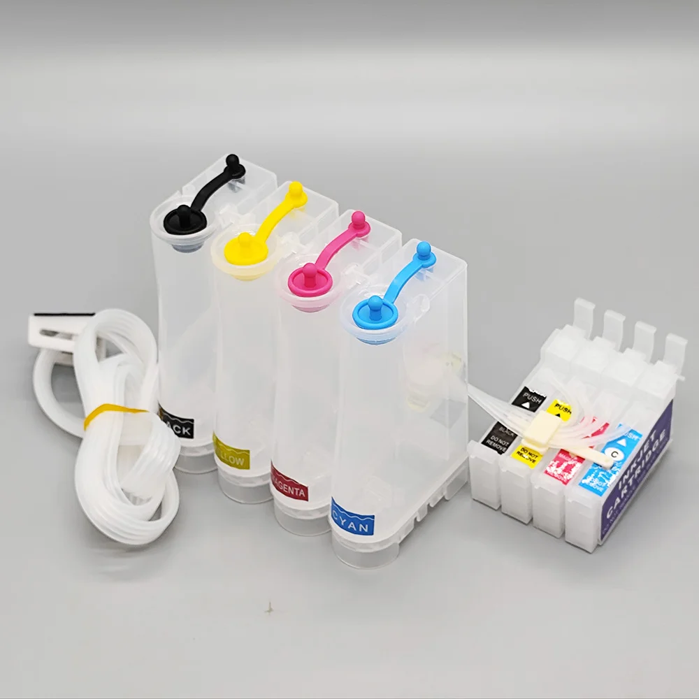 엡손 XP-240 XP-330 XP-340 XP-430 XP-434 XP-440 XP-446 XP 431 230 231 245 211 243 247 452 455용 칩 없는 빈 CISS 시스템