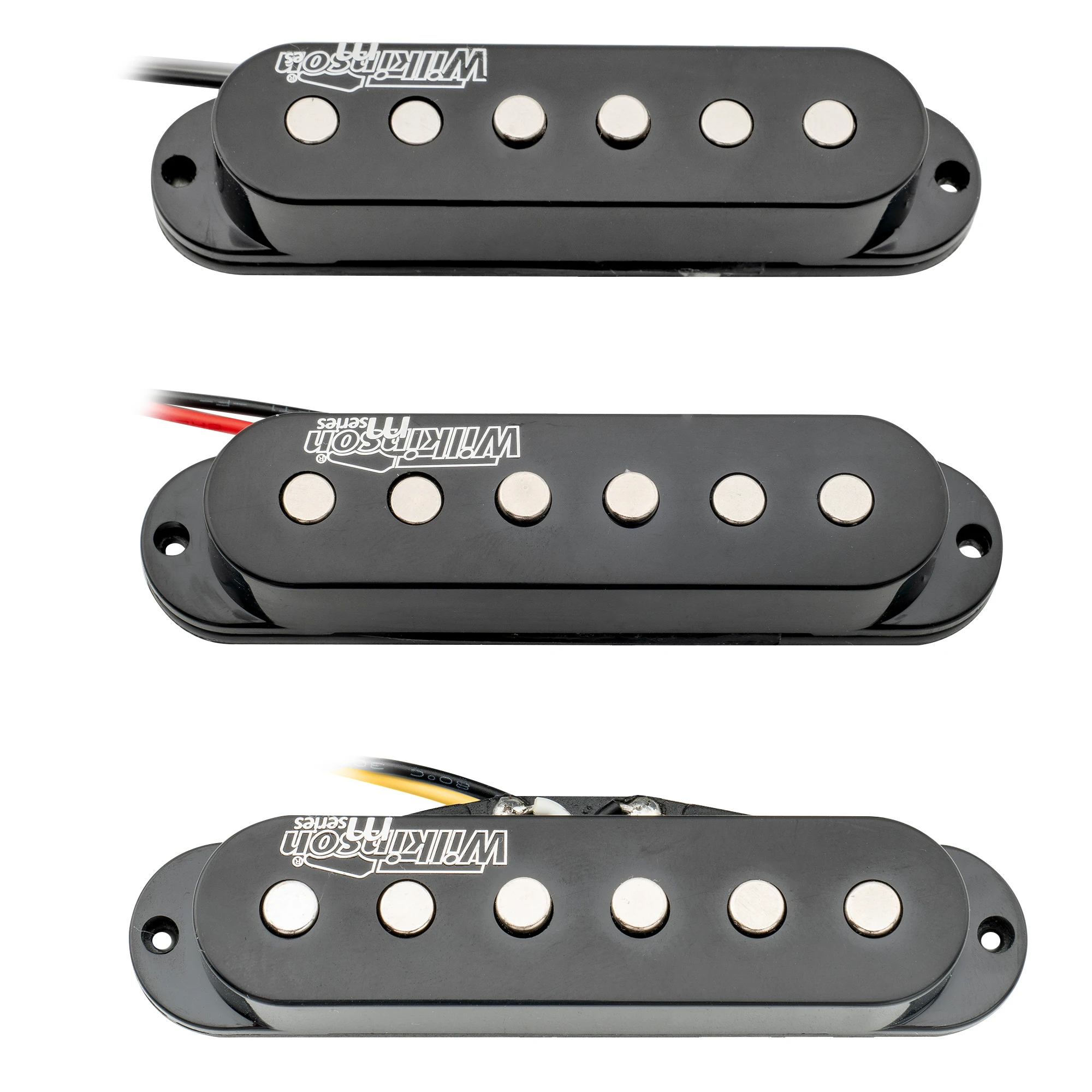Wilkinson M Series LOW GAUSS Vintage Tone Keramik Single Coil Pickup Neck Middle Bridge Pickup für Gitarre im ST-Stil – Detail 15