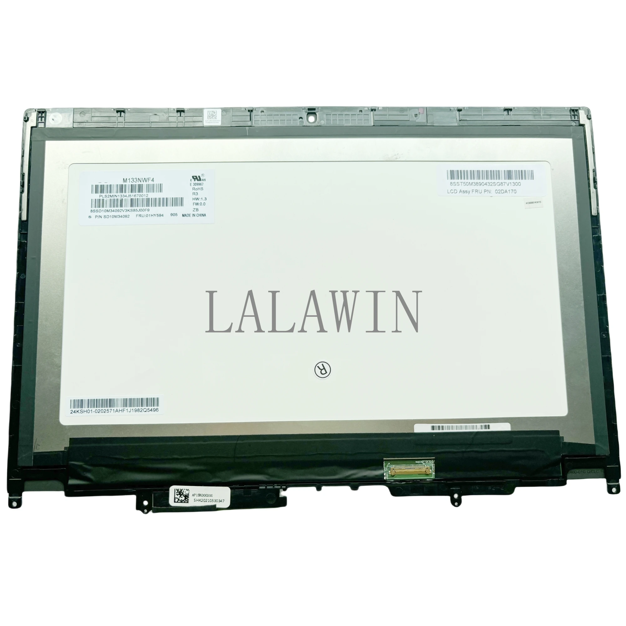 

Сенсорный ЖК-экран в сборе M133NWF4 R3 13,3 "JIANGLUN для Lenovo Yoga X380 FRU 01HY594