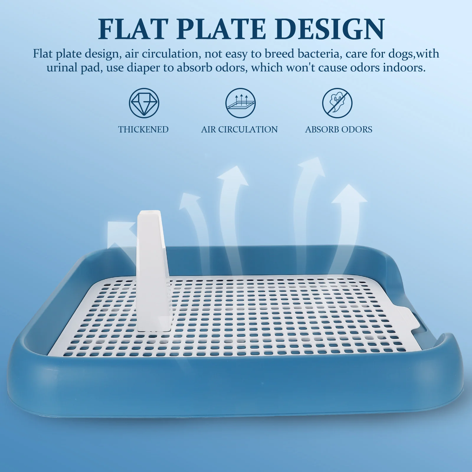 Dog Toilet Dog Toilet Anti-Slide Puppy Potty Tray Cat Pet Training Toilet For Small Dogs Cats Litter Box Indoor Potty Tray Training Pads
