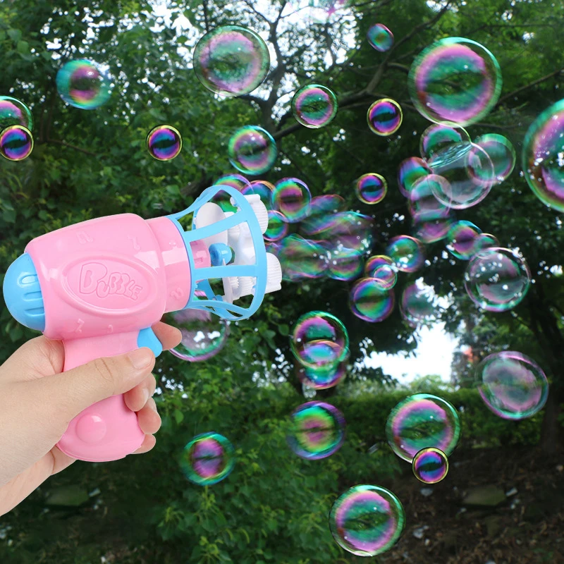 Bubble Machine Gun Electric Bubble Blowing Machine Gun Automatic