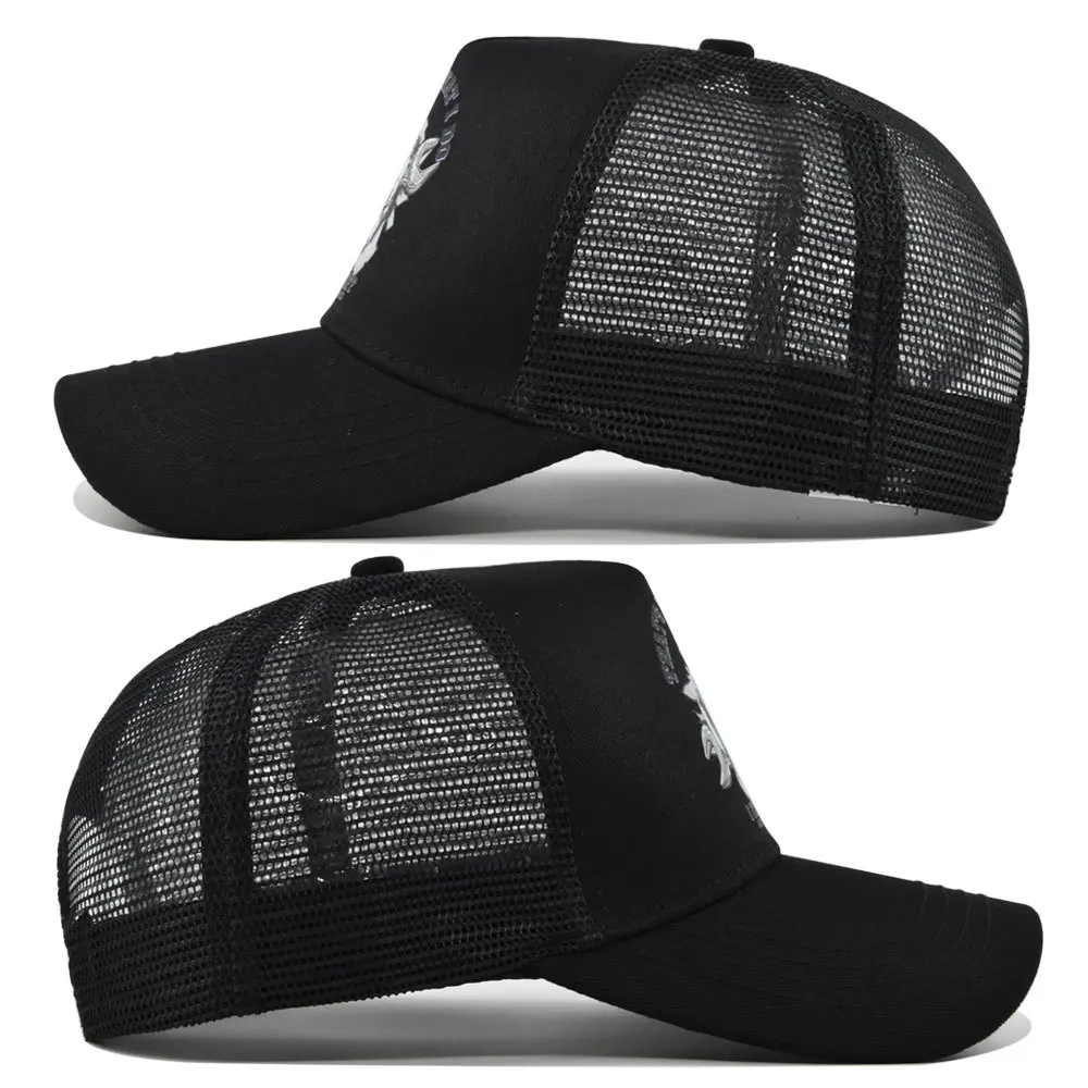 New Fashion Spring Summer Printed Mesh Breathable Baseball Cap Gorras Personality LOGO for Men WomenCouples Visor Hat Casquette