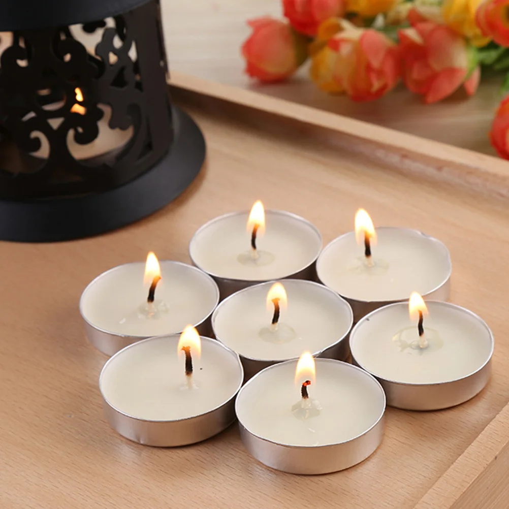 

Creative Scented Candle Smokeless Round Scented Candle Bedroom Decoration Small Tea Light Candle Wedding White Tea Light