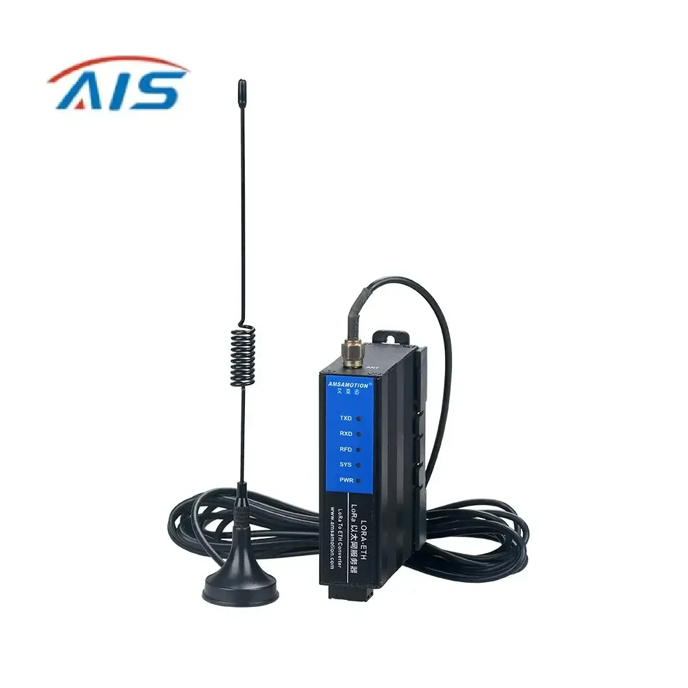LORA-ETH 이더넷 모듈 433M RF 트랜시버 Modbus TCP UDP 투명 전송 클라이언트 서버