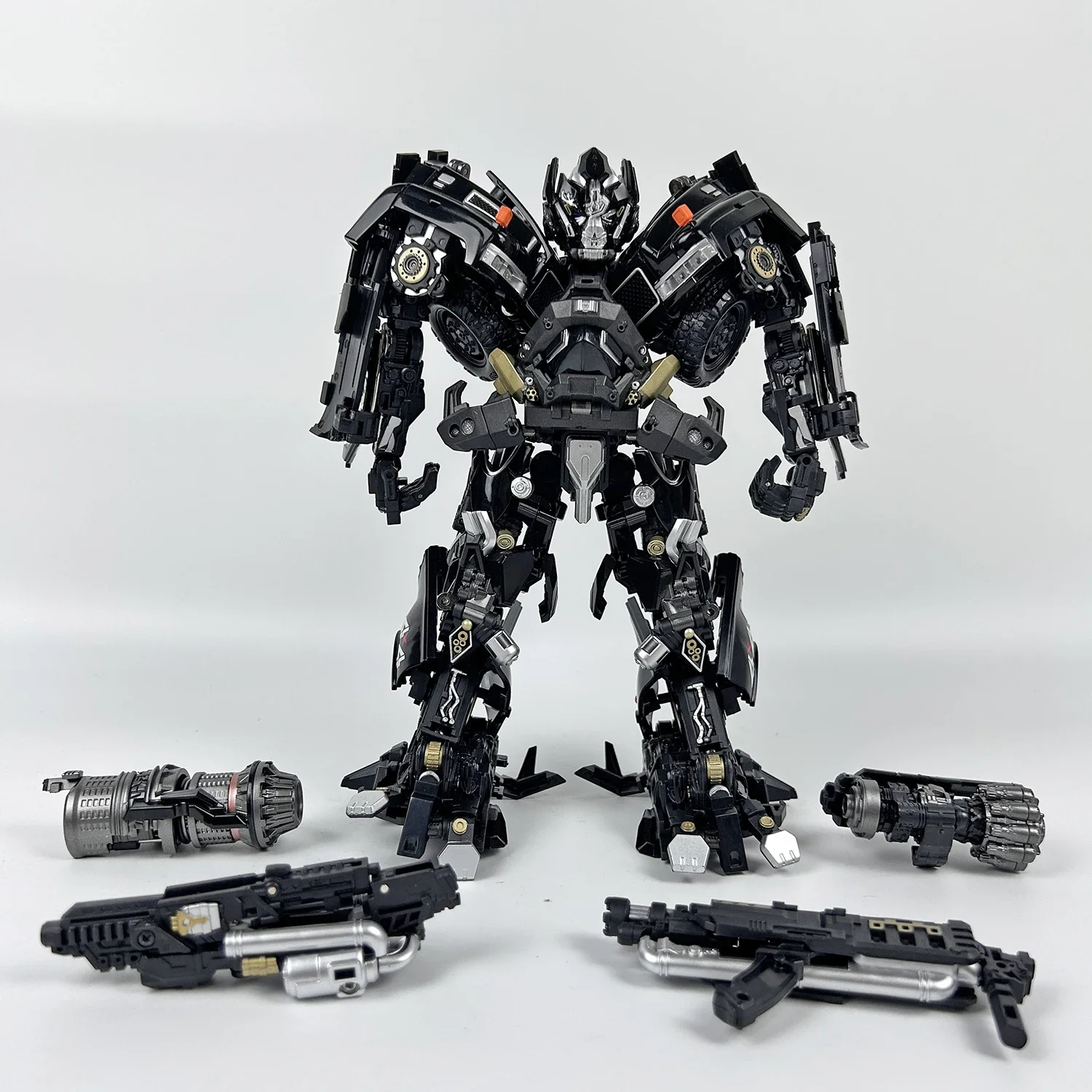 Black Apple Transformation Toy M06 MPM06 M-06 Tin Enlarged Metal