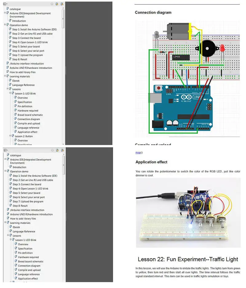 DHT11 RGB LED Resistor Breadboard Button Display