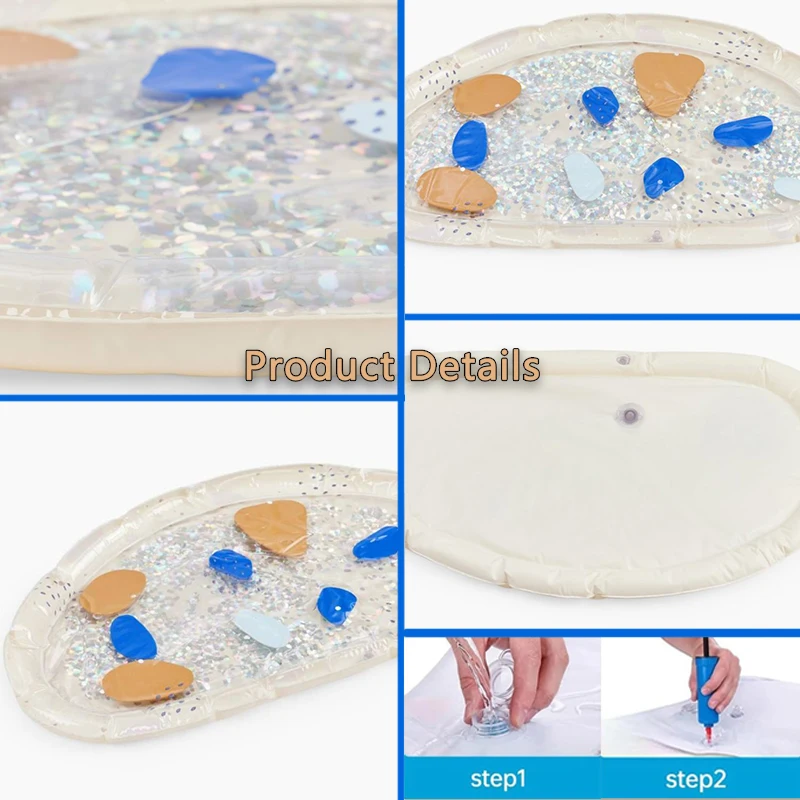 Inflatable Water Play Mat for Baby Summer Fun