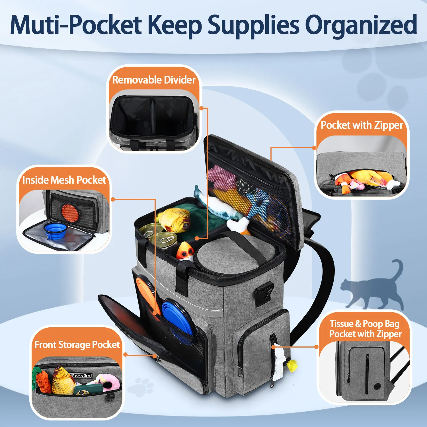 Outdoor Dog Travel Organizer Bag 3