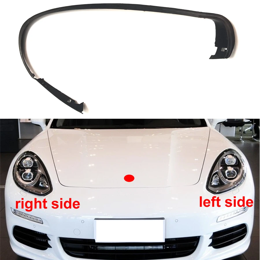 For Porsche Panamera 2014 2015 2016 Headlight Rubber Sealing Strip Trim