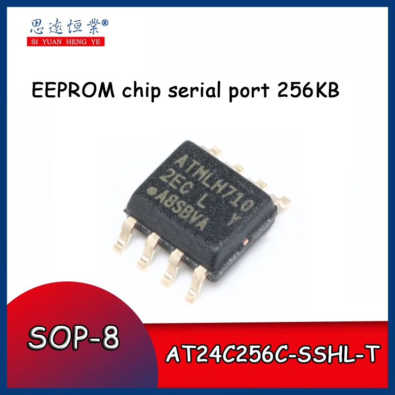 

10pcs Original authentic patch AT24C256C-SSHL-T EEPROM chip Serial port 256KB SOP-8