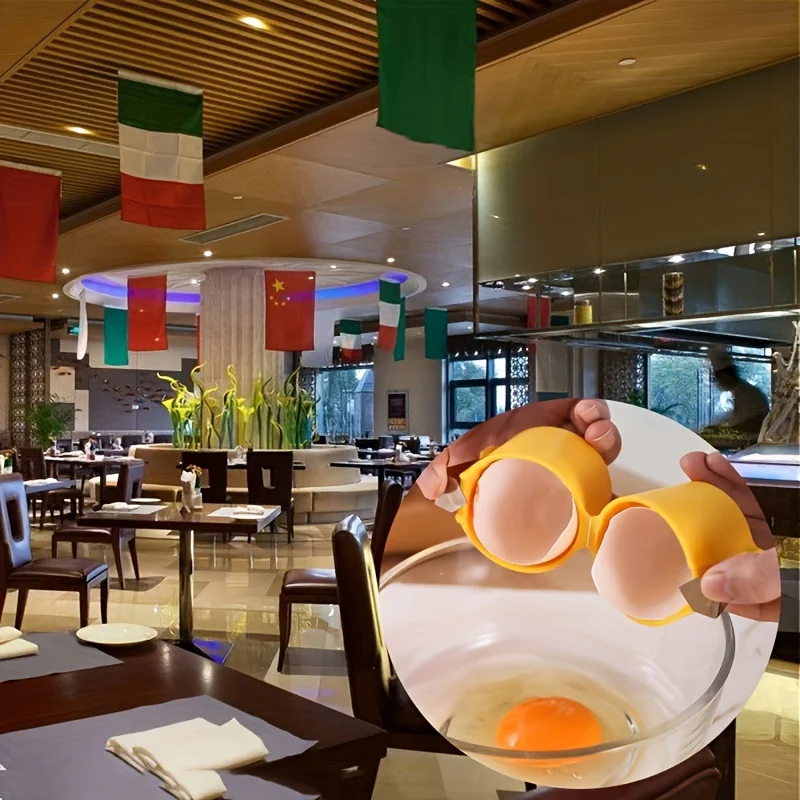 3 قطعة فاصل قشر البيض من الفولاذ المقاوم للصدأ قشر...