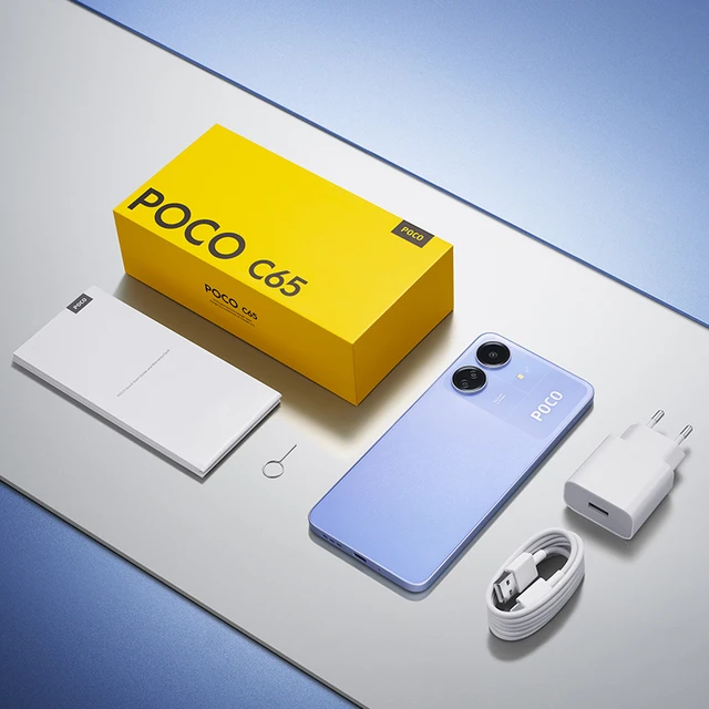 POCO C65는 강력한 프로세서와 뛰어난 성능의 카메라를 가진 글로벌 버전입니다.