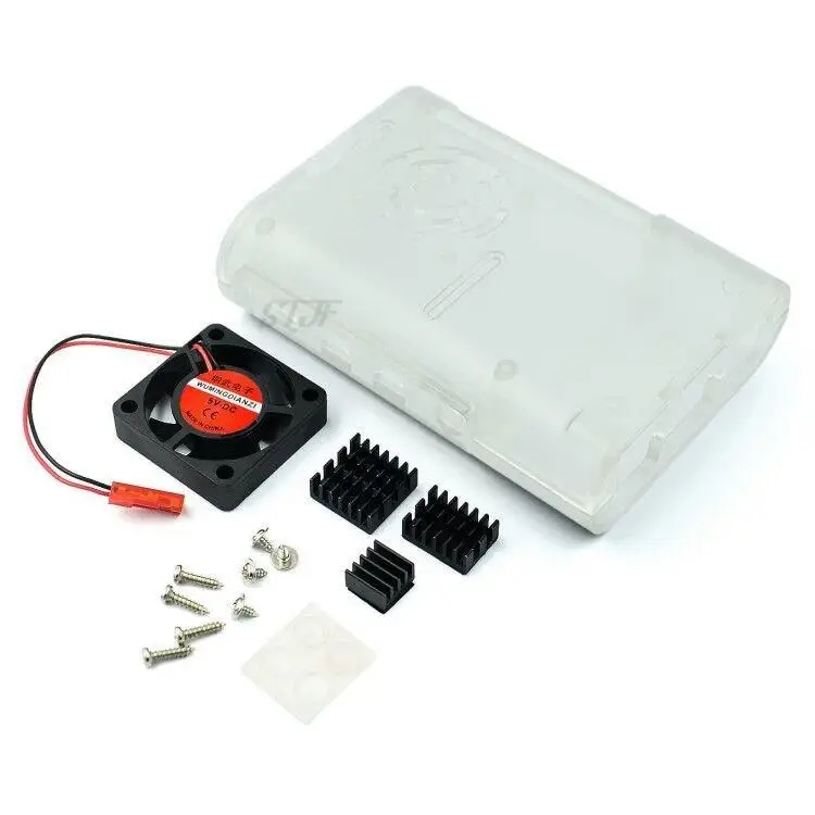 Enhanced ABS Injection Molded Case with Black and White Cooling Fan for Optimal Heat Dissipation