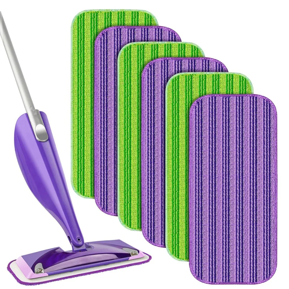 

Reusable Microfiber Mop Pads Washable Easy To Replace Spray Mops Replacement Pads 12 Inch Compatible Floor Mop Pads