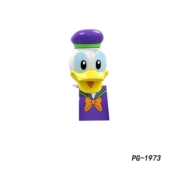 Disney Mini Action Toys Figures Building Blocks Cartoon Toy Story Mickey Mouse Winnie The Pooh Frozen Stitch Donald Duck Bricks PG1973