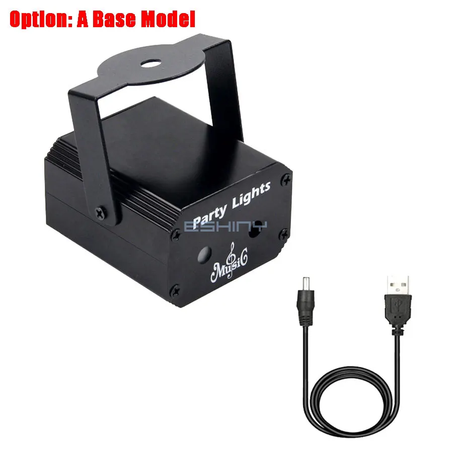 جهاز عرض ليزر RGB صغير 32 نقوش ، إضاءة حفلات ، دي...