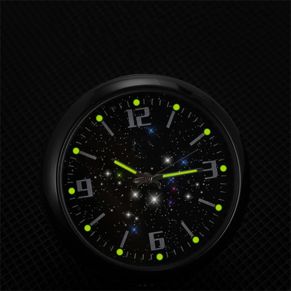 Auto Uhr leuchtende Motorrad Automobile interne Stick-On Mini Digitaluhr  Uhr Mini Uhr Auto Elektronik Zubehör - AliExpress