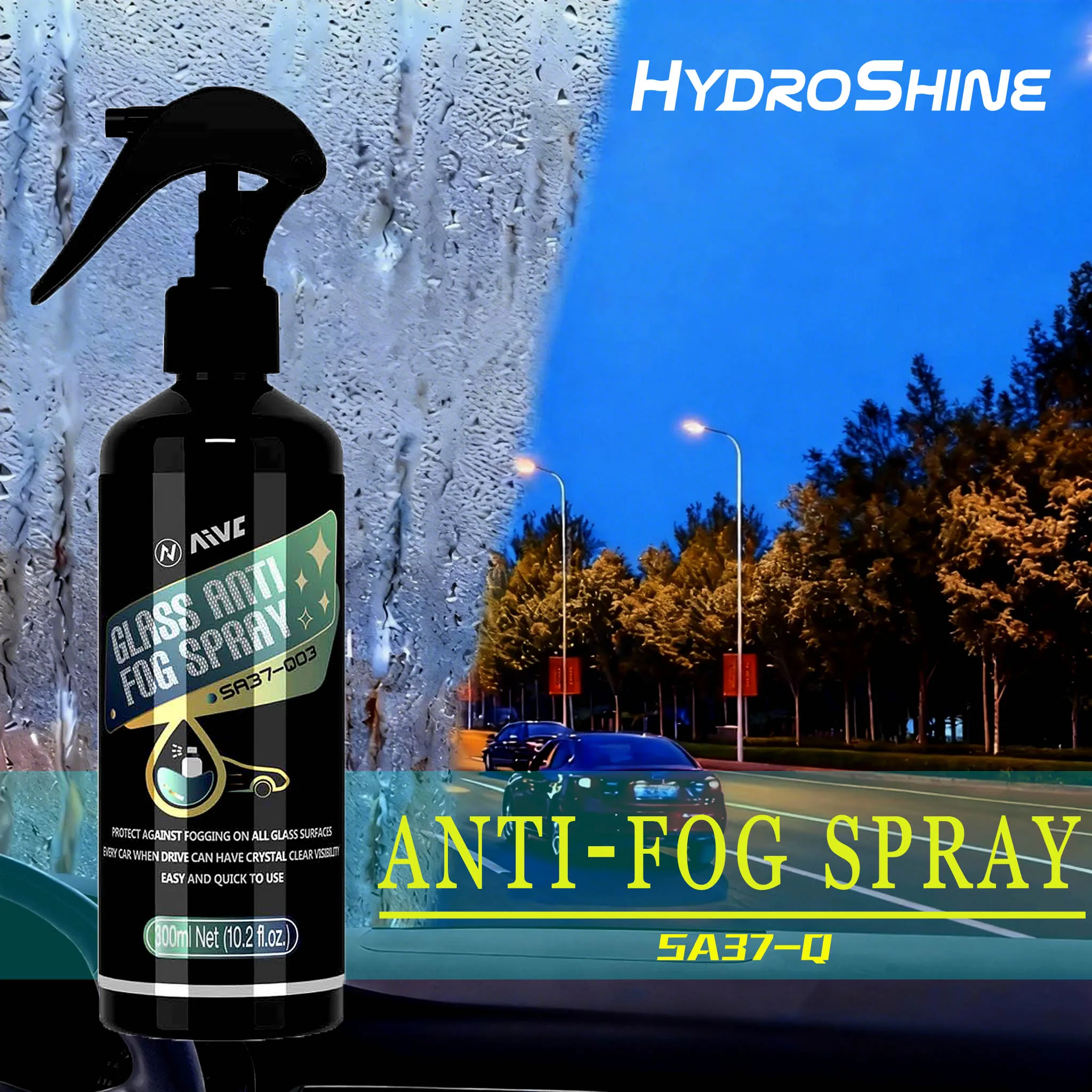 Glass Anti Fog Spray Car Window Long-lasting Effect Agent Car Care Defogging Products Auto Mirror Hydrophobic Coating Spray