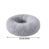Cat Nest Round Soft Shaggy Mat for Kittens Chihuahua Indoor Dog Cat Bed Pet Supplies Removable Machine Washable Pillow Bed 6