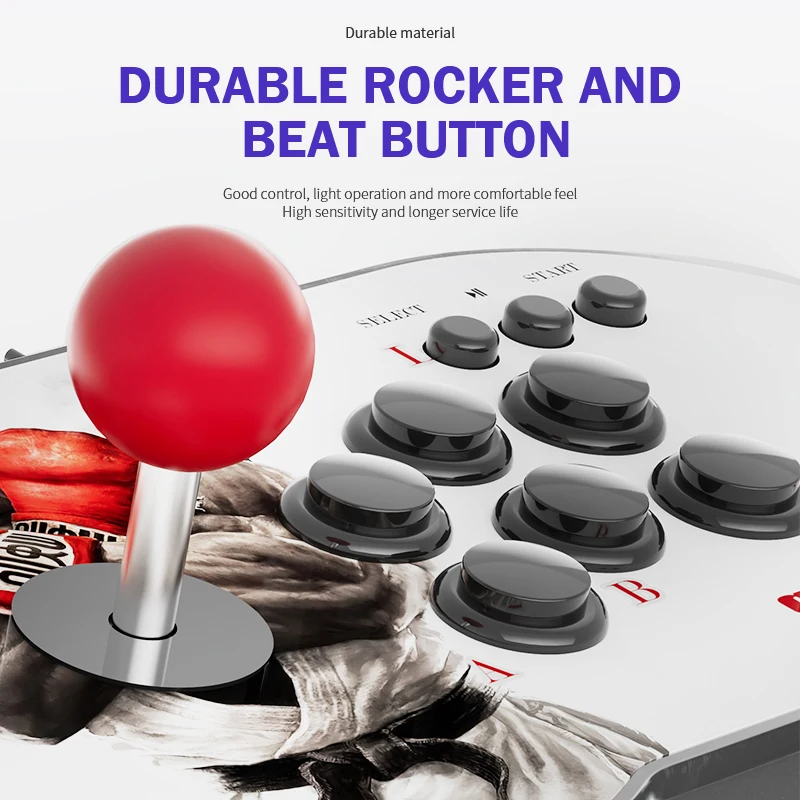 Video Game Consoles Dual Joystick Gameconsole 10000+ HD Games Support 4 Player Familygame Game Stick for PS1/GB/CPS/SFC/FC_voghion.com