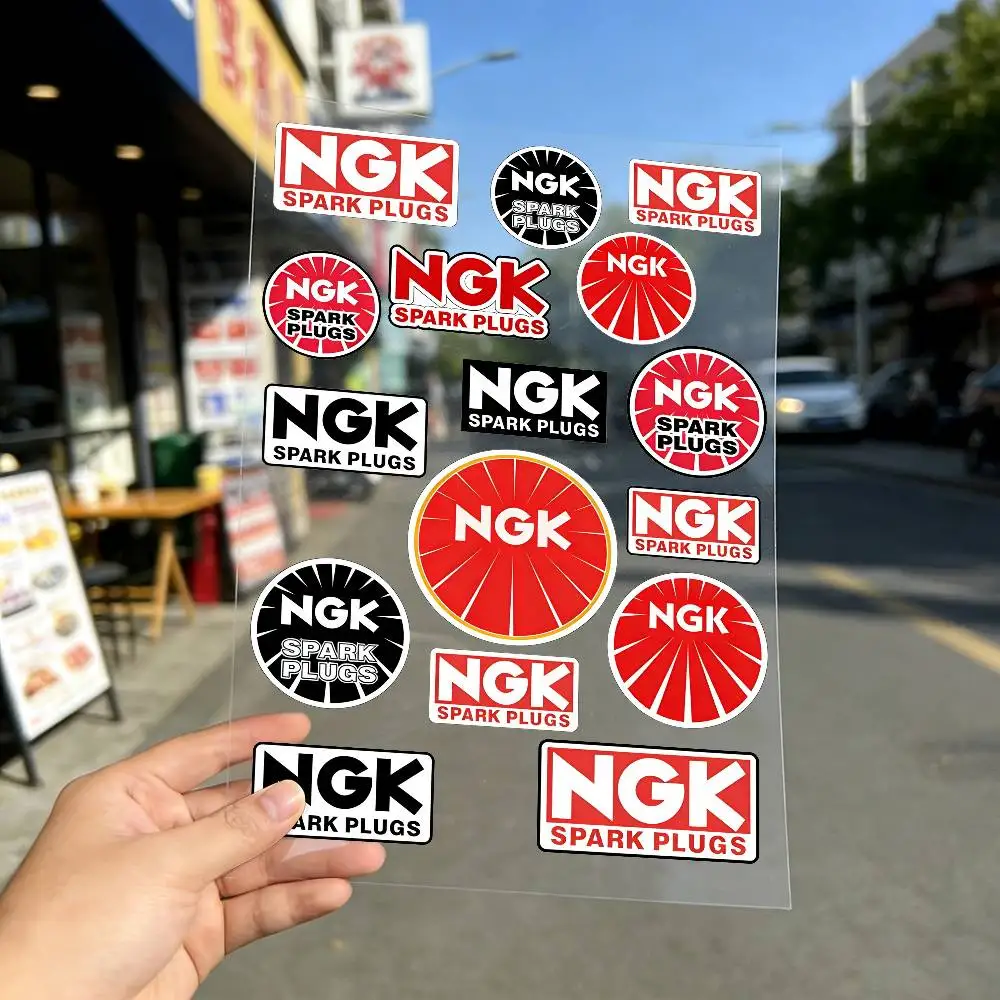 NGK 방수 반사 오토바이 스티커, 쉽게 떼어낼 수 있는 오토바이/자동차용 데칼
