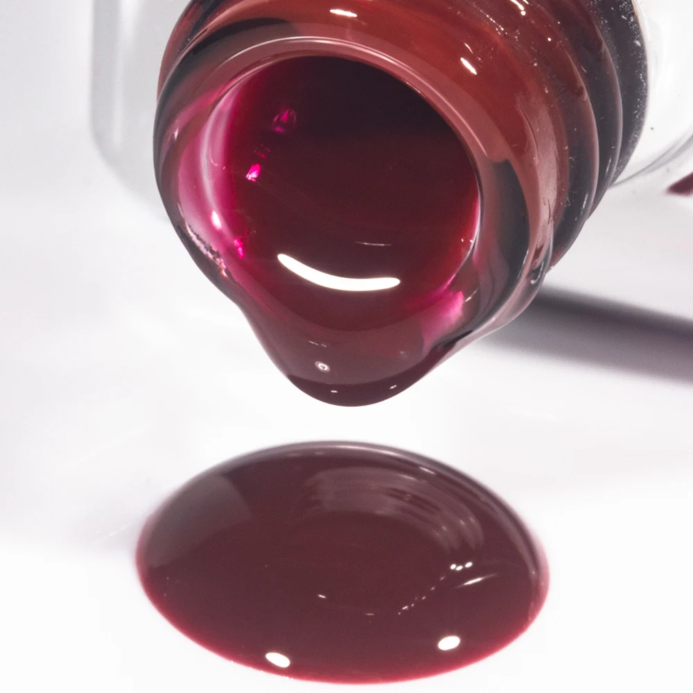 KODIES 젤 부르고뉴 레드 고무 베이스 젤 매니큐어 15ML UV/LED 구조 겨울 와인 레드 컬러 젤 바니시 래커 매니큐어