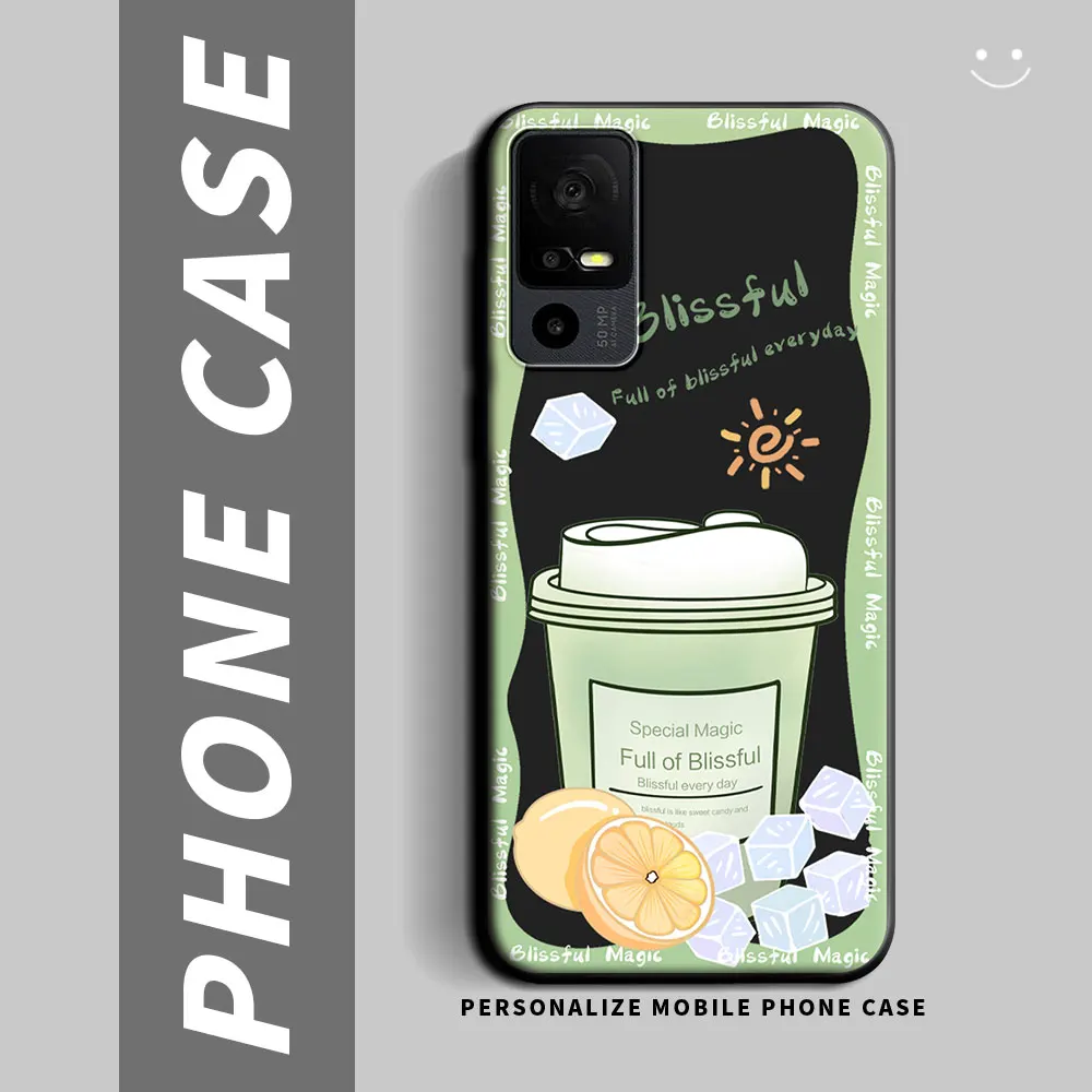 Cartoon Cute Cat Flower Shockproof Silicone Soft Phone Case - Stylish Protective Back Cover