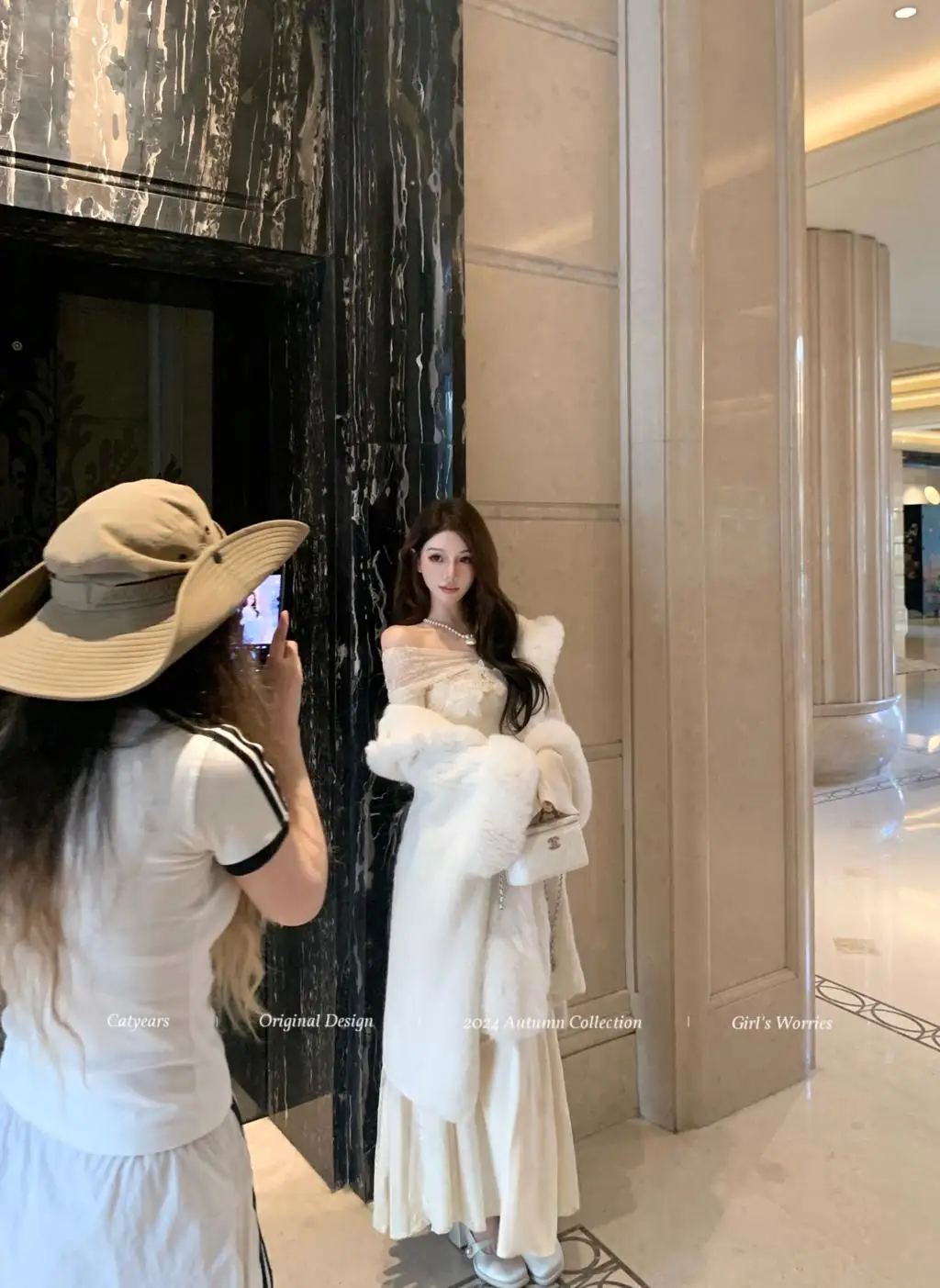 Vestidos de punto nuevos de otoño e invierno para mujer, cuello alto, manga acampanada, encaje de retazos, corte sirena, moda coreana, Vestidos para mujer