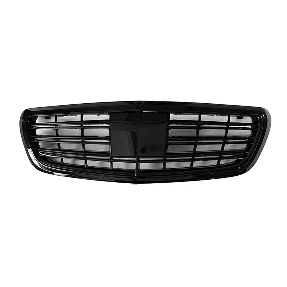 메르세데스-벤츠 W222 S클래스 S320 S400 S350 S500 S450 S600 2014-2020 AMG 스타일 후드 튜닝 바디 키트용 자동차 프론트 그릴