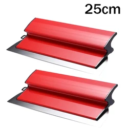 Drywall Smooth Trowel Brush with Flexible Blade for Finishing and Painting (25cm - 2Pcs)