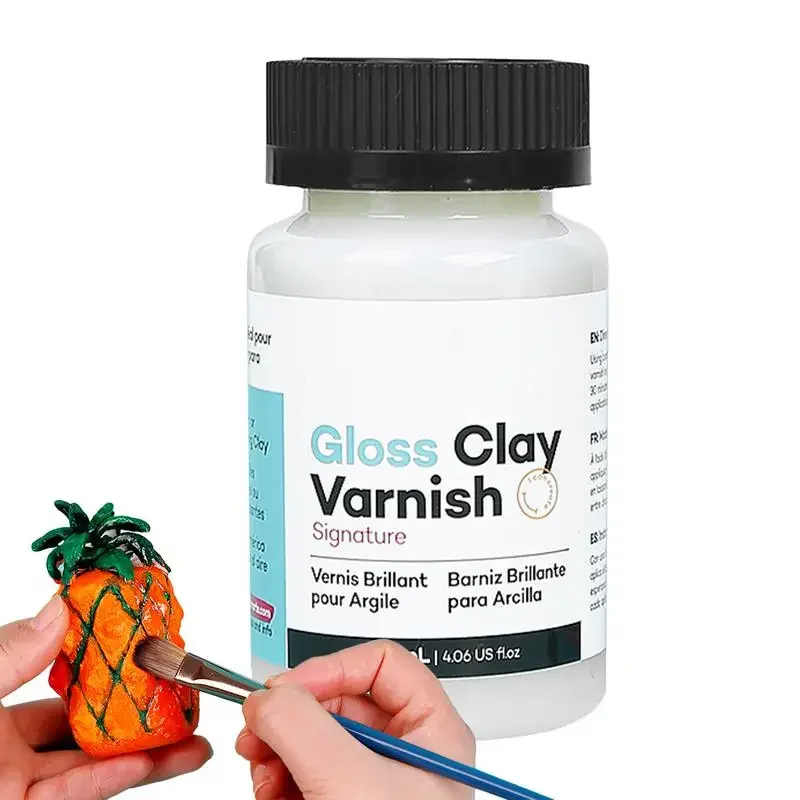 Clay Varnish – Acrylic Air Dry High Gloss Finish Sealant for Ceramics & Wood 1