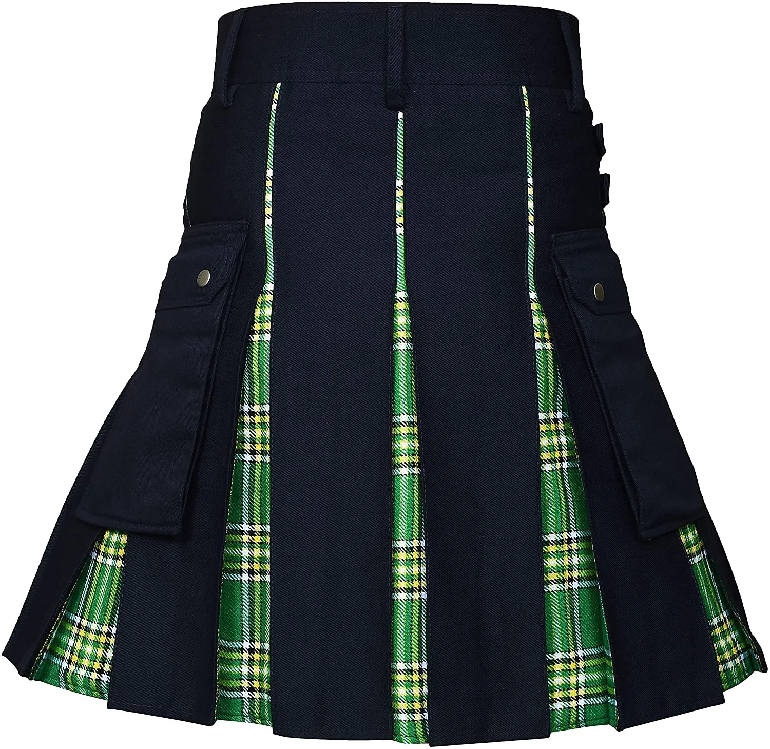 Kilts pro muži, pomůcka kilt, 100% bavlna džíny hybridizace kilt, moderní skříňka plisované tartan starobylý pánská kilt