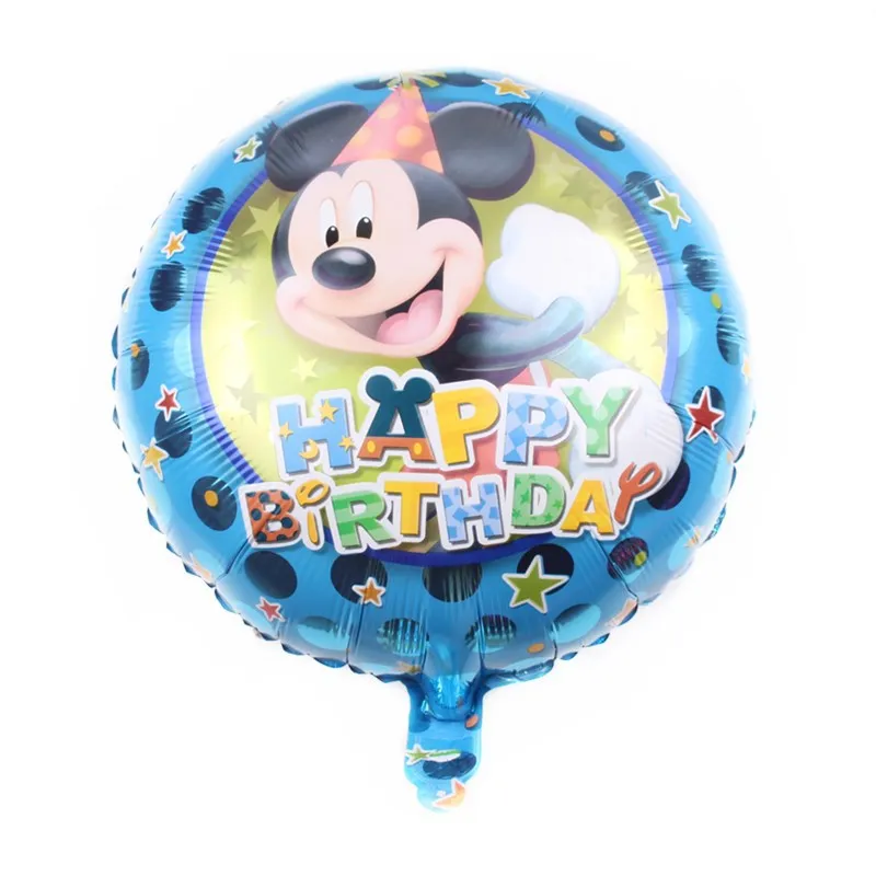 thumbnail image 1 of Globo de aluminio de Mickey Minnie Mouse de Disney, decoración para fiesta de cumpleaños, baby shower, globos de Mickey Mouse de dibujos animados, suministros para globos de aire, 1 of 5