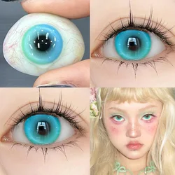 Vibrant Anime - Inspired Colored Contact Lenses (Fanatic fan green)