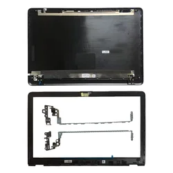Durable Laptop Exterior Set with LCD Cover, Bezel, Palmrest, and Hinges (Black A B H)